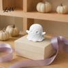 Decompression Ghost Toy 3D Printed Slippery Figurine, Rotating Halloween Fidget Toy, Stress Relief Toys Twisting White Desk Decor for Party