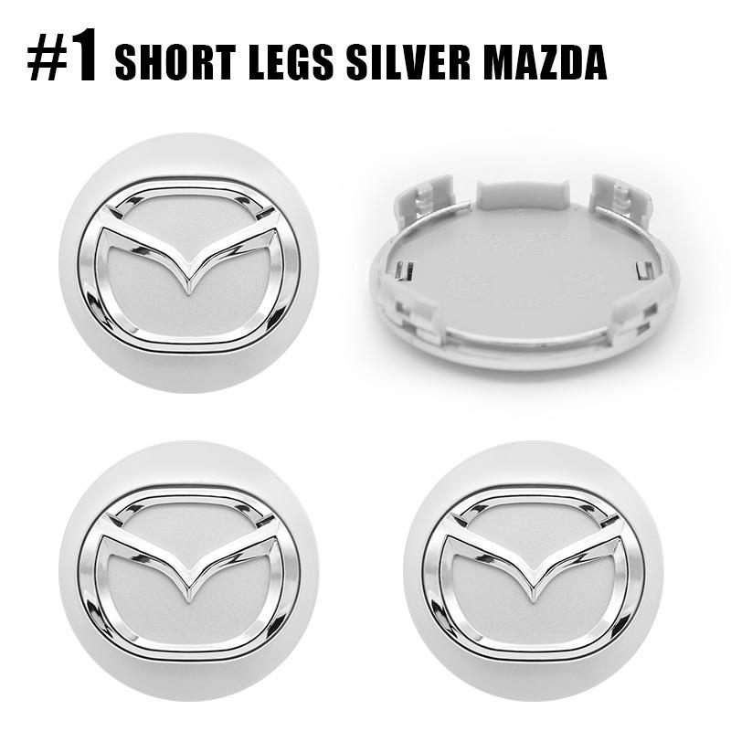 4PCS 56mm Wheel Hub Center Caps for Mazda 3 5 6 323 626 RX-8 MX-5 Atenza Axela CX-4 Vehicle Cap Decals Stickers Badge Covers