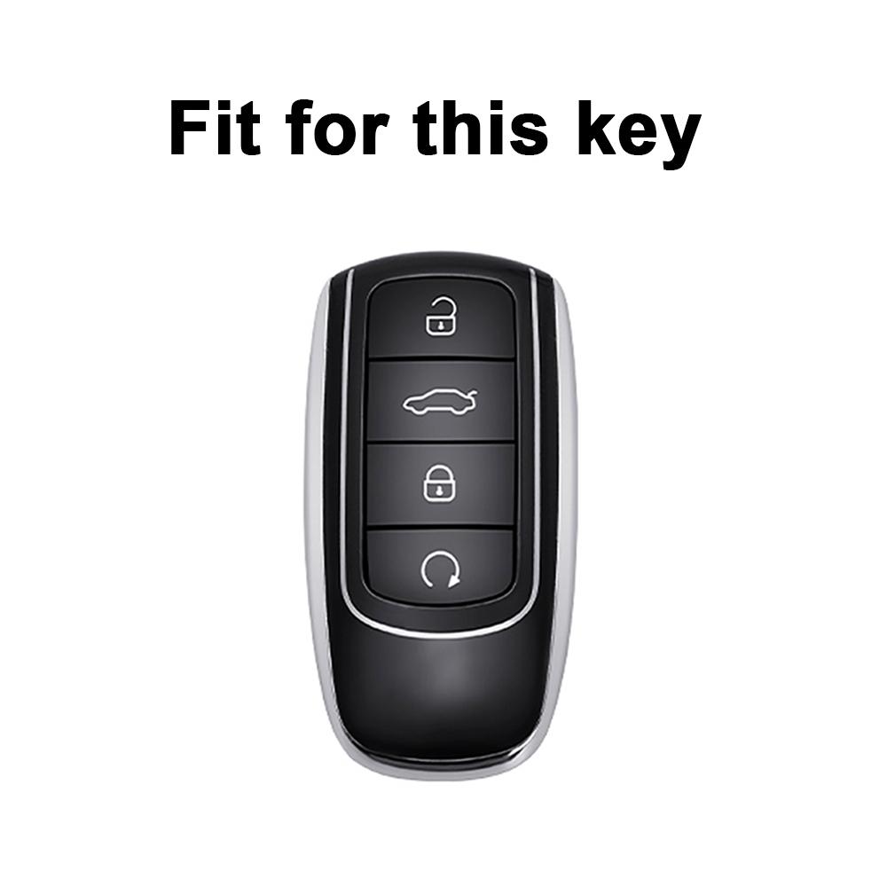 Кожаный ТПУ Автомобильный Чехол-Брелок Чехол для Пульта Ключа Автомобиля для Chery Tiggo 8plus Tiggo 8 New 5 Plus 7pro Max Omoda 5 C5 Аксессуары