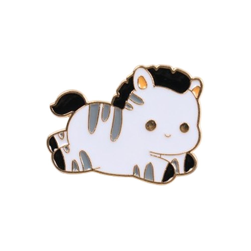 Zinc Zinc Zinc Alloy Zodiac Horse Brooch Chinese Style Animal Brooch Cute New Year Lapel Pins  New Year Gift