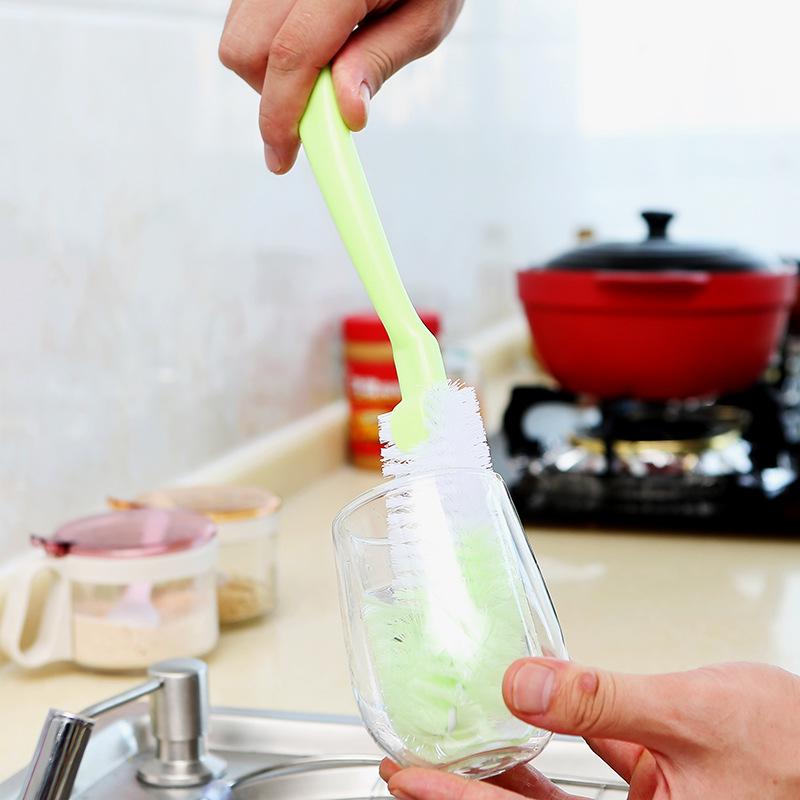 Long Handle Multi-purpose Brush Pot Cup Brush Teacup Brush Decontamination Thermos Cup Baby Bottle Brush Clean Cup Cleaning Brush