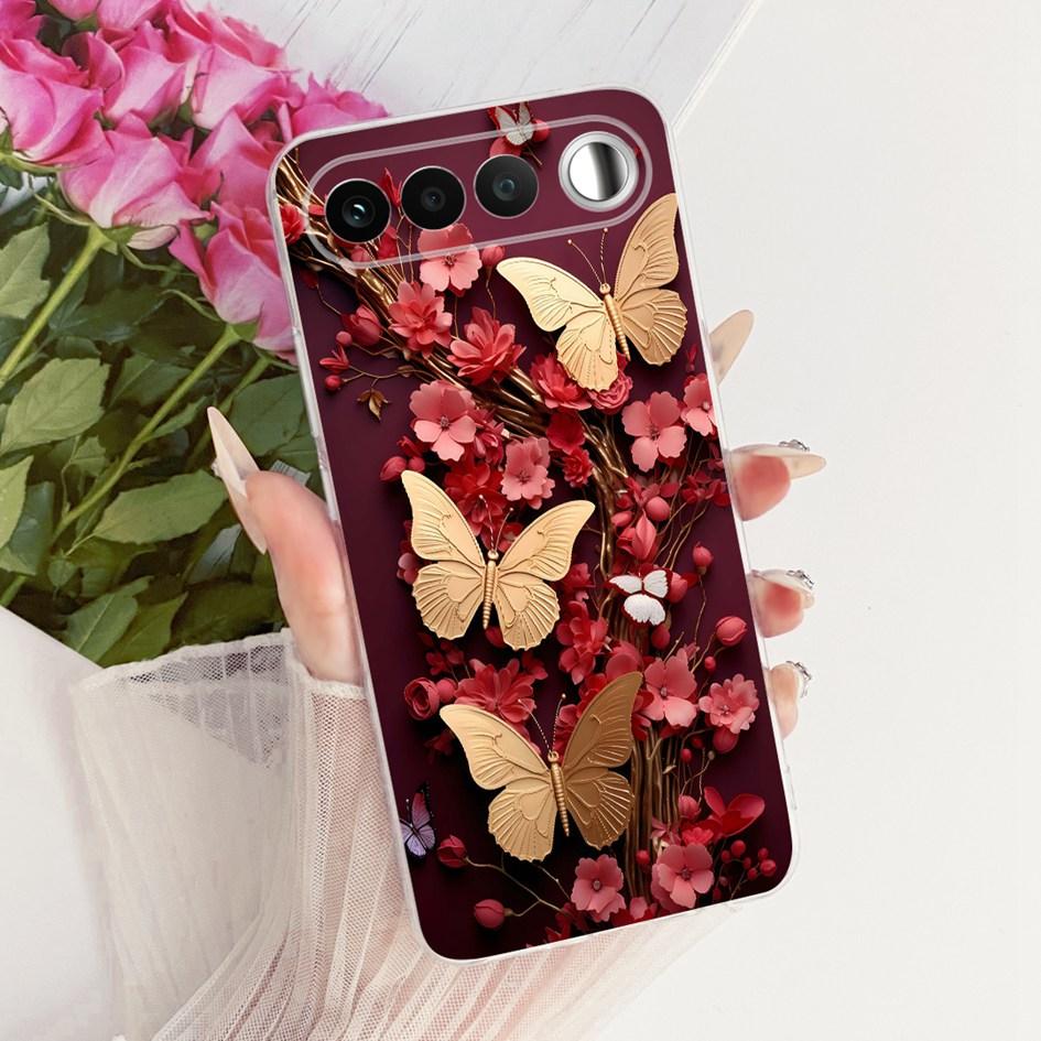 Чехол для Realme 16 5G 2026 Милый Мультяшный Рисунок Мягкий Прозрачный Силикон Ударопрочный Тонкий Чехол-Оболочка для Телефона Realme16 RMX5171
