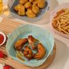 1Pcs Pot Air Fryers Oven Silicone Airfryer Baking Tray Baked Pizza Chicken Basket Mat Round Replacemen Grill Pan Accessories