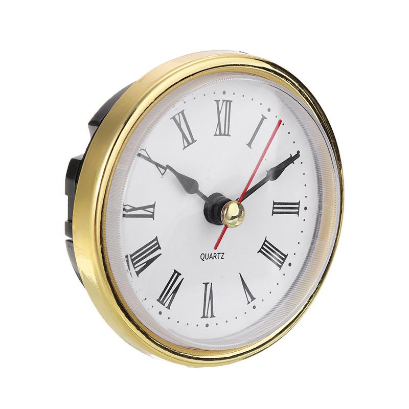 Высококачественные классические часы с кварцевым механизмом 2-1/2 дюйма (65мм) Круглые часы, вставка в голову, римские цифры, маленькие часы Mayitr
