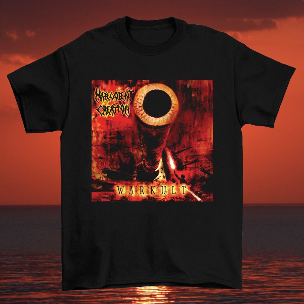 Malevolent Creation Warkult Black Cotton T Shirt Full Size S5XL Unisex T-Shirt
