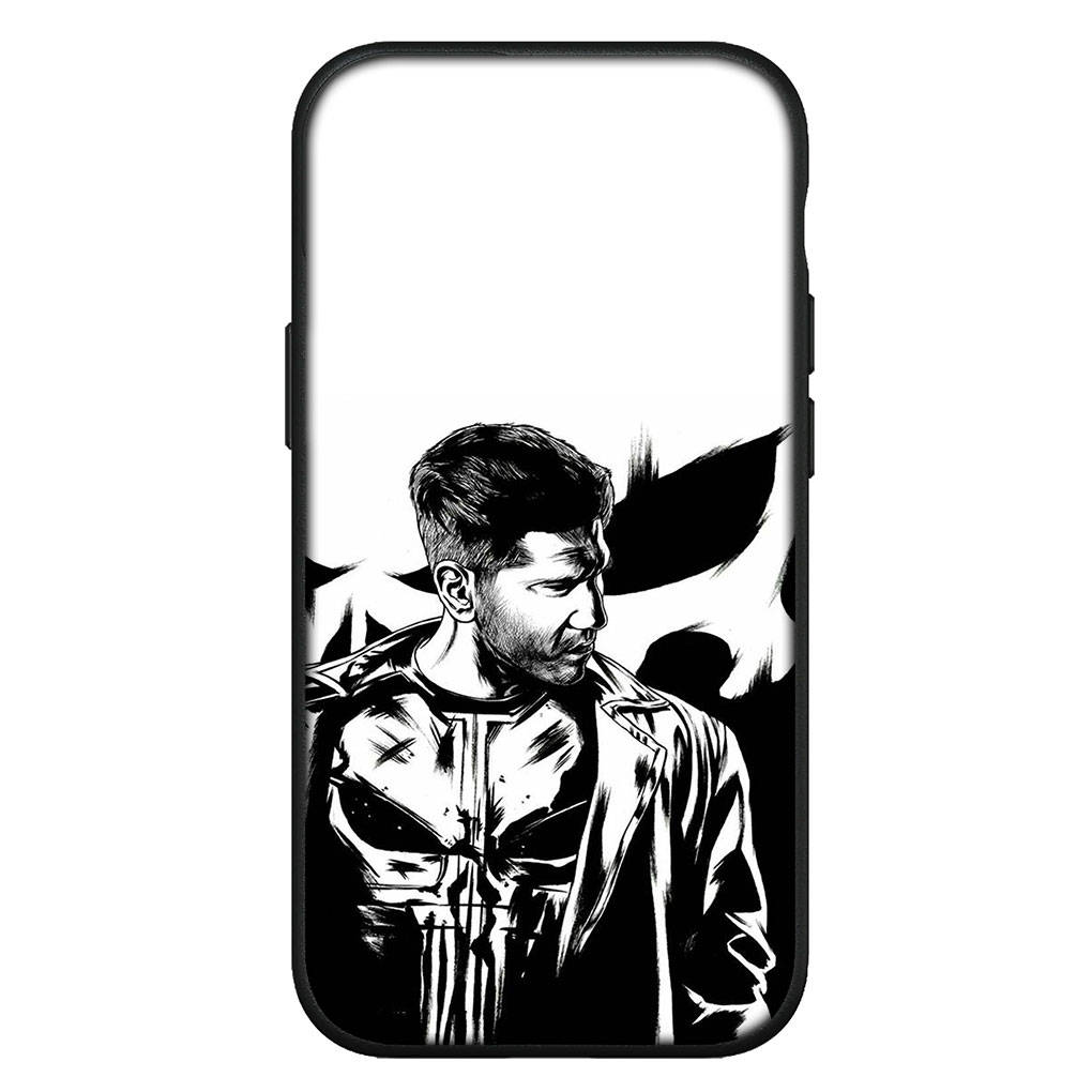 Чехол для iPhone 16 15 Xiaomi Redmi Note 14 13 12 11 Pro Max X 8 9 16e Samsung Galaxy S25 S24 S23 Moto G75 G85OPPO Huawei Punisher Marvel Phone Case