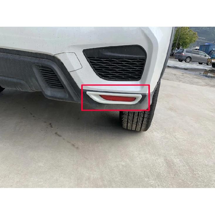 For Mitsubishi RVR ASX Outlander Sport ES   ABS Chrome Rear Reflector Fog Light Lamp Cover Trim Bezel Frame Styling