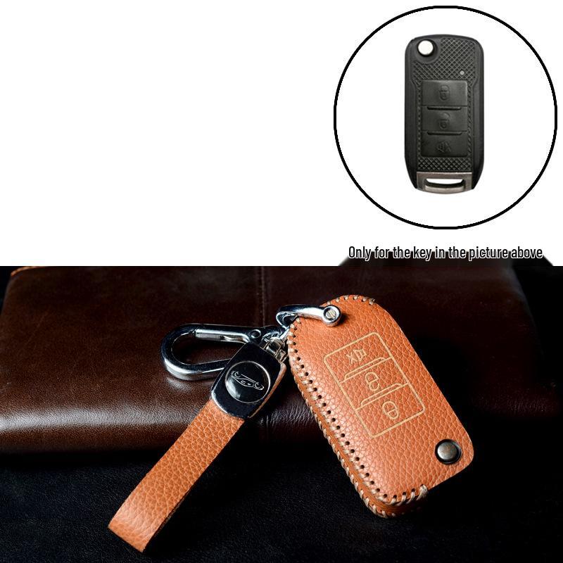Rolls-Royce Style Cowhide Key Bag for Remote Control Modification