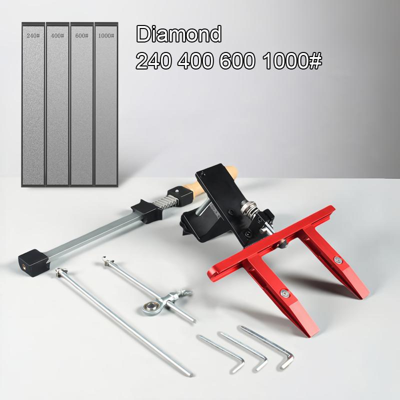 Профессиональная точилка для ножей под углом Кухонные фиксированные точилки Алмазная система заточки Водный камень Новый дизайн Инструмент для заточки дерева