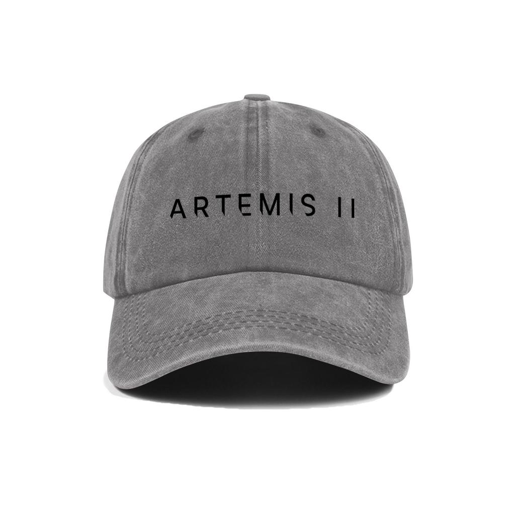 Повседневная Унисекс Регулируемая Бейсболка с Вышитым Дизайном Artemis II Прочная Хлопковая Твил Ткань Структурированный Козырек Низкий Профиль