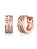 Geigerjewelry 18K Gf Квадратные Серьги-Кольца One-Touch Gi8Kpee099