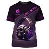 Disc Jockey 3D Printed Men's T-shirt Casual Fashion DJ Short Sleeved Top Men's Personalized Trendy Street Round Neck Clothing