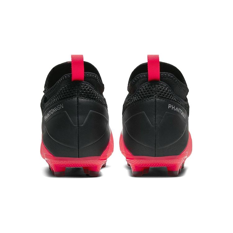 Nike Детские кроссовки Phantom Vision 2 Academy DF MG GS Future Lab Orange Laser-Crimson Black CD4059-606