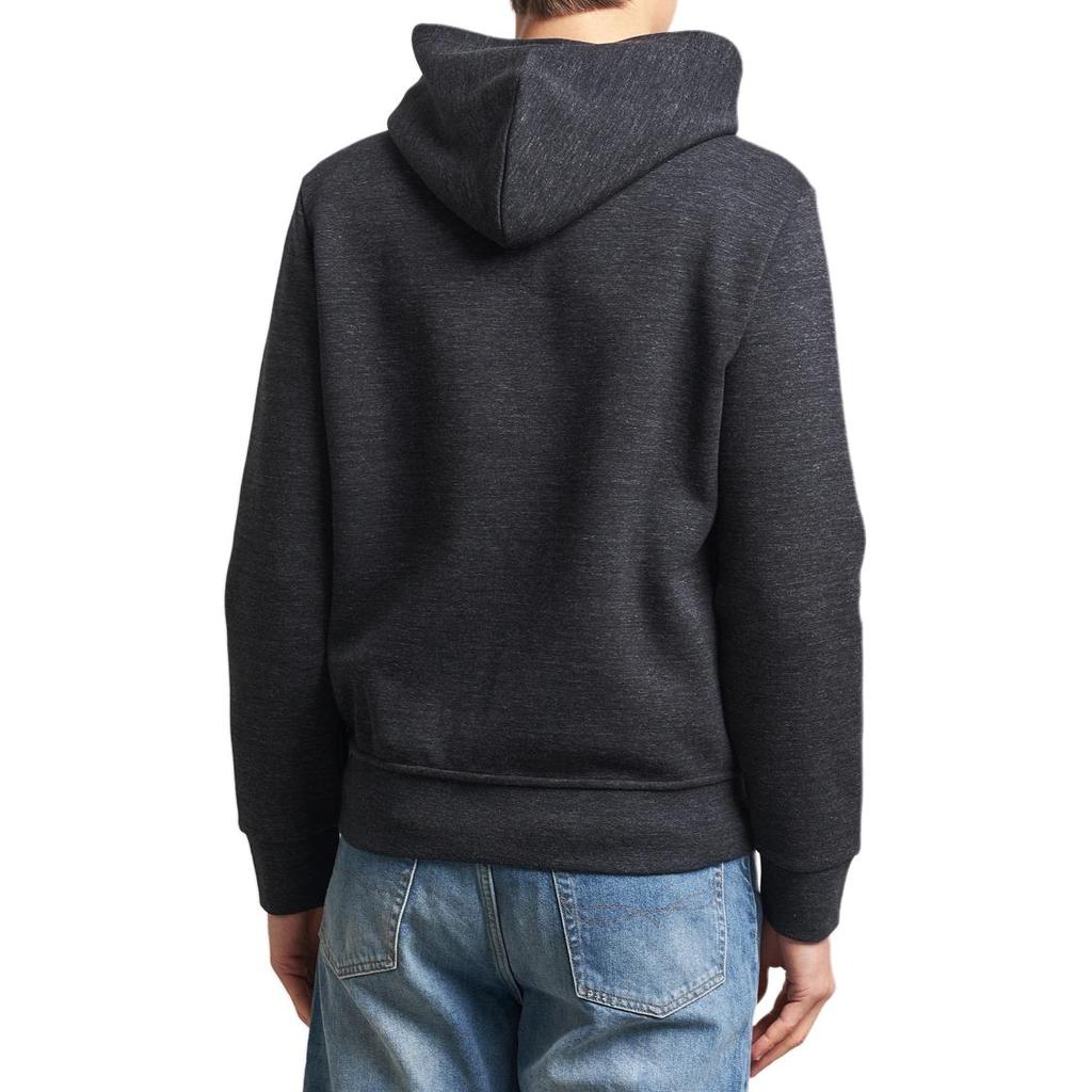 Куртка с капюшоном и застежкой-молнией Polo Ralph Lauren Logo с длинным рукавом, мужская, черная 710881517-052