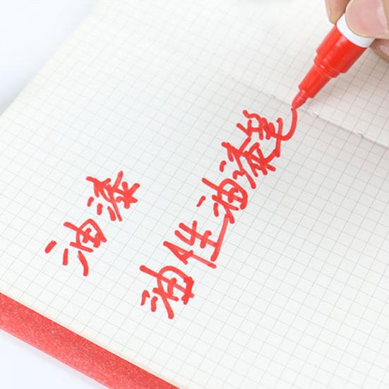 Car Paint Pen Smooth Writing Waterproof High Color Saturation Strong Coverage Unfading Touch Up Paint Rich Colors Optional Car