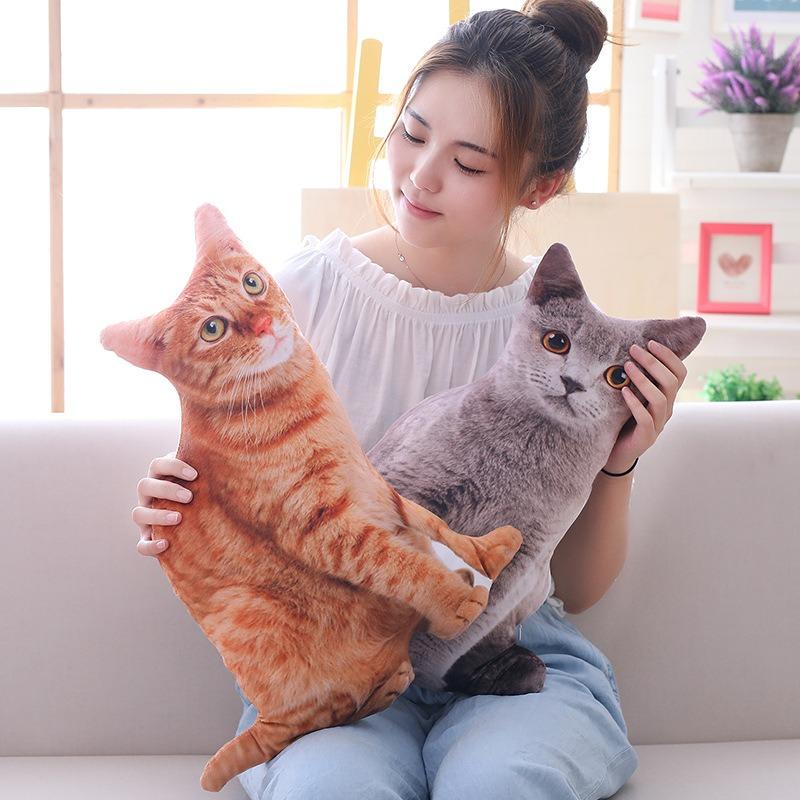 Очаровательная 3D Мяу Звездная Кошка Плюшевая Кукла Диванная Подушка Подушка