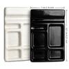 Anti-Seepage Brush Cleaning Tray Easy To Clean Multifunctional Palette Ceramic Palette  Salon Use