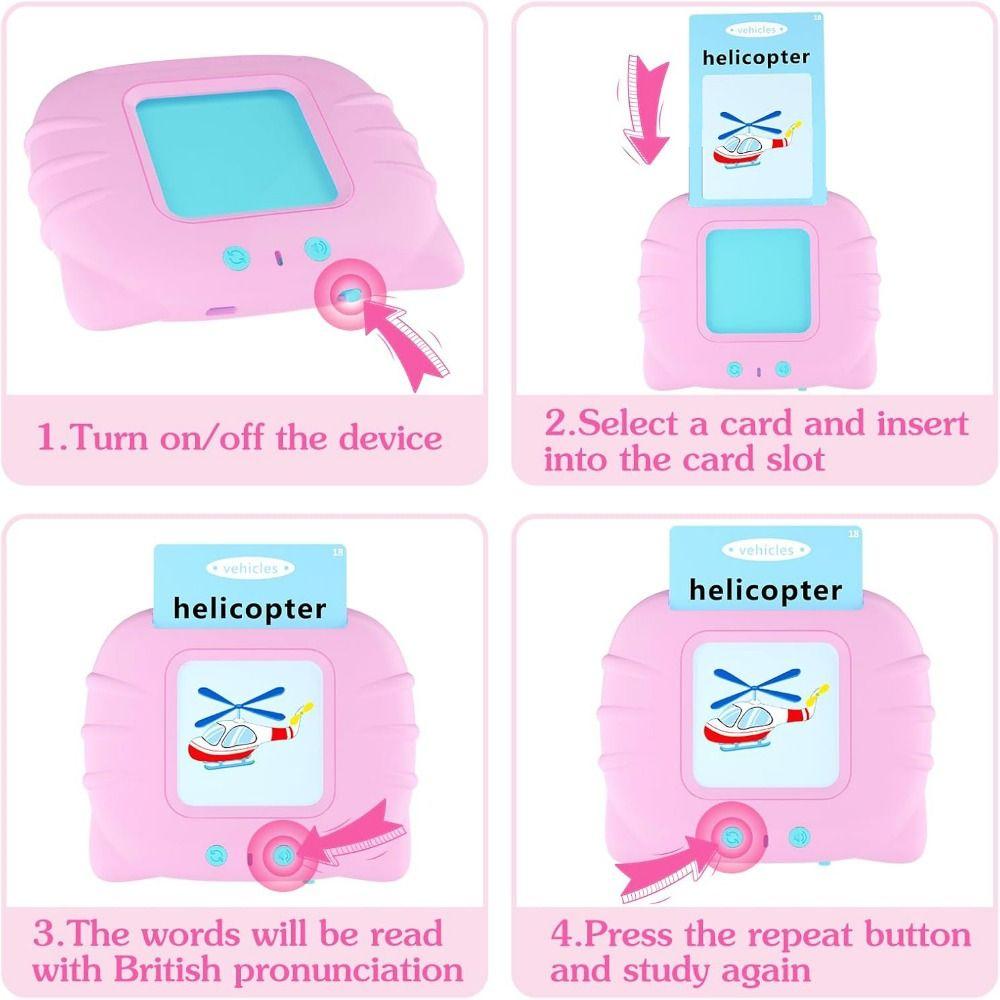 112 Cards English Flashcards Language Learning Talking Flash Cards  Children Gift