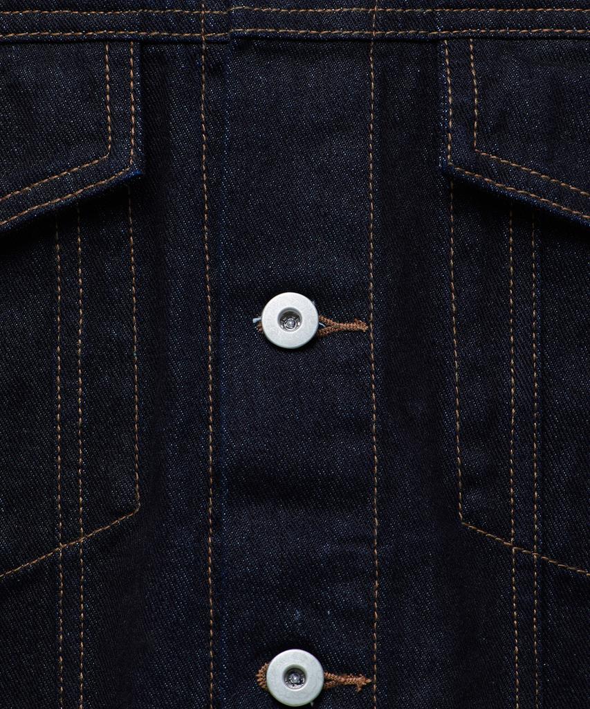 Musinsa Standard Relaxed Denim Trucker Jacket [Deep Indigo]