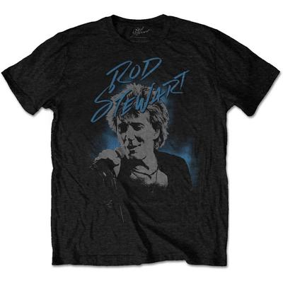 Rod Stewart Unisex TShirt Scribble Photo