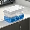 Sponge Holder Press Dishwashing Soap Box Kitchen Detergent Container  Sink Drain Placement