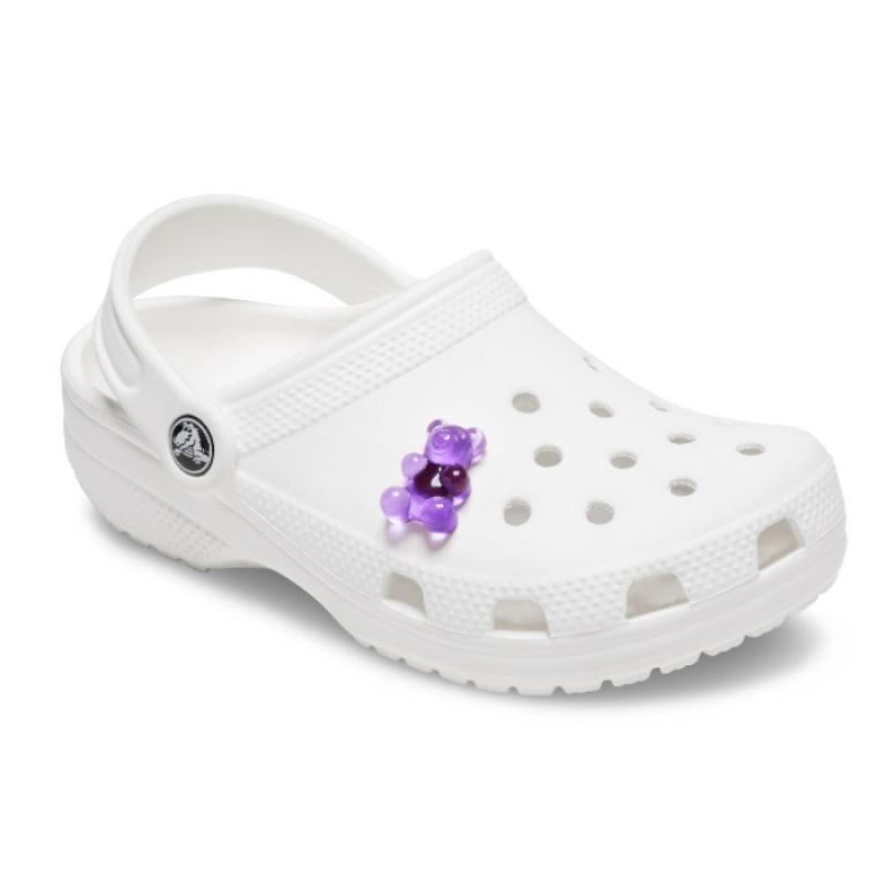 Crocs Gibbitz Purple Candy Bear