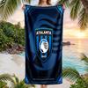Полотенце для пляжа Atalanta FC с принтом, быстросохнущее, из микрофибры, впитывающее, портативное, для путешествий, для плавания