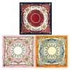 Pink chain satin women's sunscreen large square scarf fashion personality European and American 91 satin beach shawl wholesale