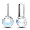 Hot Selling 925 Sterling Silver Blue Stars Butterfly Zircon Exquisite Earrings Suitable For Girls' Charming Jewelry Gifts