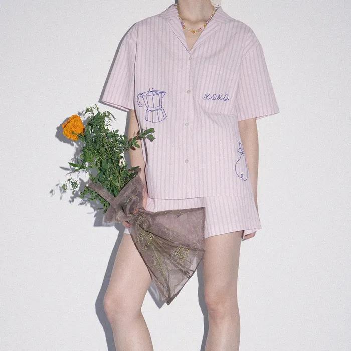 Сумка-авоська Melly из органзы_КОРИЧНЕВАЯ(306841)