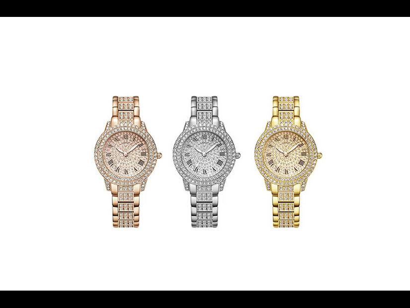 Женские часы с римским узором и бриллиантами, браслет - женские, цельные, Cornucopia