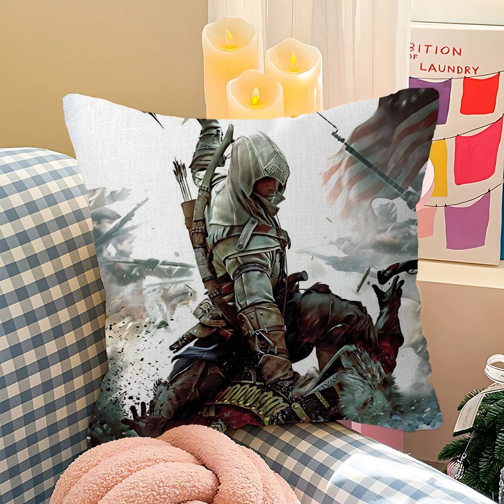 Игра Классика A-Assassins Крутой C-Creed Наволочка Полиэстер Подушки для Дивана Декоративные Пледовые Подушки Домашний Декор Наволочка