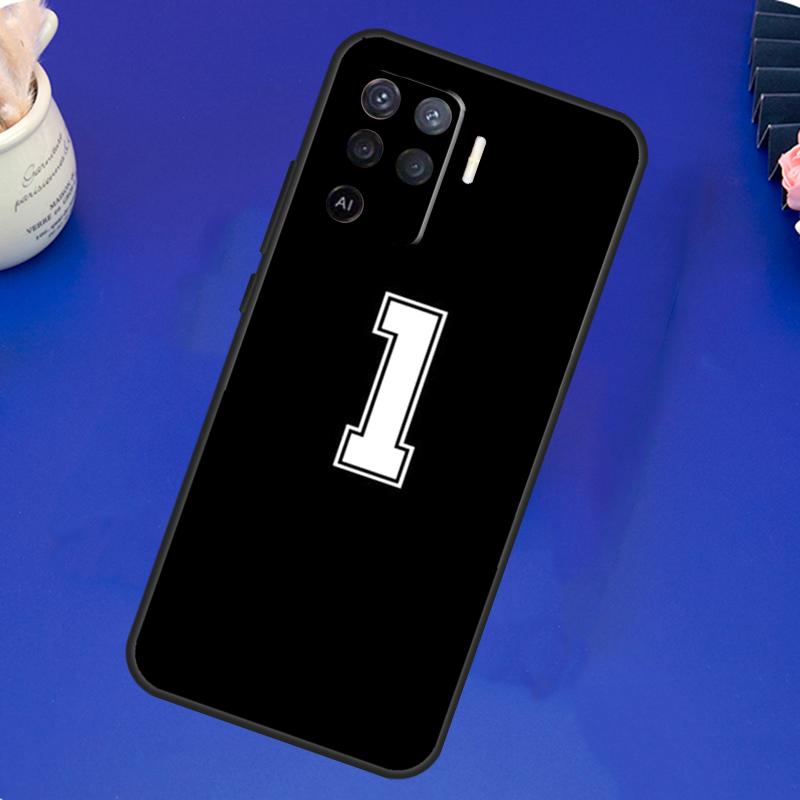 Индивидуальный чехол с счастливым номером футболиста Для OPPO A17 A57 A77 A78 A15 A16 A52 A72 A76 A96 A74 A94 A5 A9 A31 A93 A54S A53S A57S