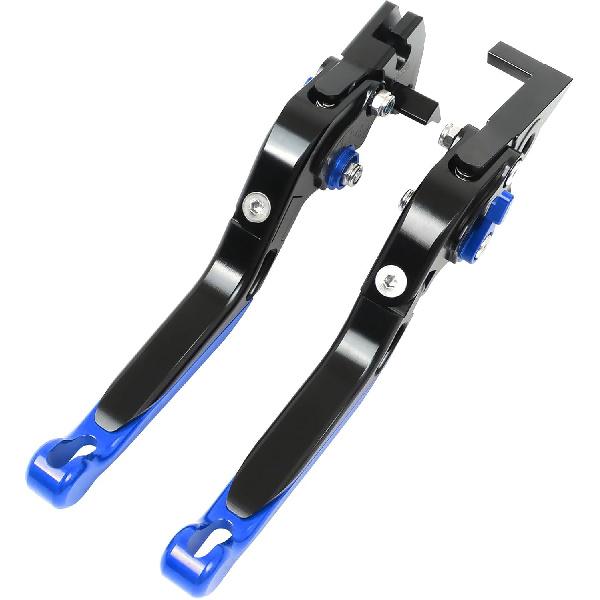 CHIFUN Brake Lever and Clutch Lever Set Replacement for Yamaha YZF R6 1999-2004 R1 2002-2003 Aluminum Motorcycle Handlebar Lever Foldable Length