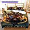 Elden Ring Woe Bedding Quilt Set Quilt Cover Pillowcase Home Decoration Birthday Gift (1 * duvet cover + 2 * pillowcase, without core)
