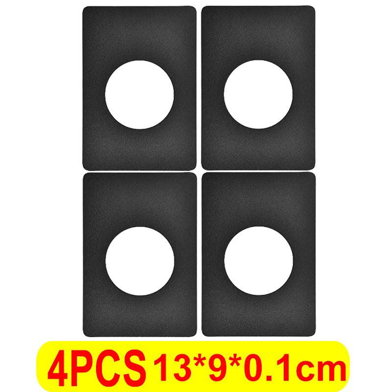 Door Lock Repair Plate Stainless Steel Circular Lock Fixing Plate Hinge Door Handle Installation Reinforcer Hardware Accessories