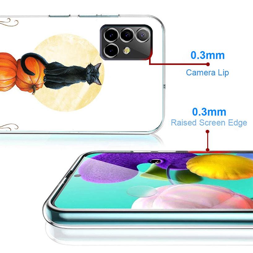 Чехол для телефона "Счастливая осень" с тыквой для Samsung Galaxy A17 A37 A57 A16 A26 A36 A56 A15 A25 A35 A55 A14 A24 A34 A54 A13 A23 A33