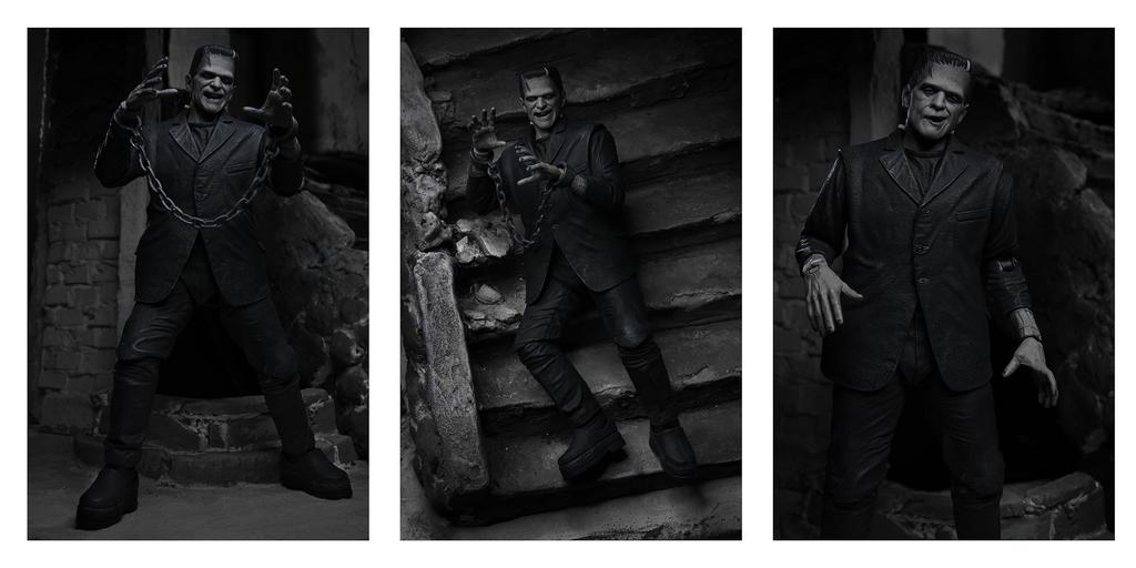 NECA Универсальный Монстр Франкенштейна Ультимативный 7 дюймов - Ч/Б