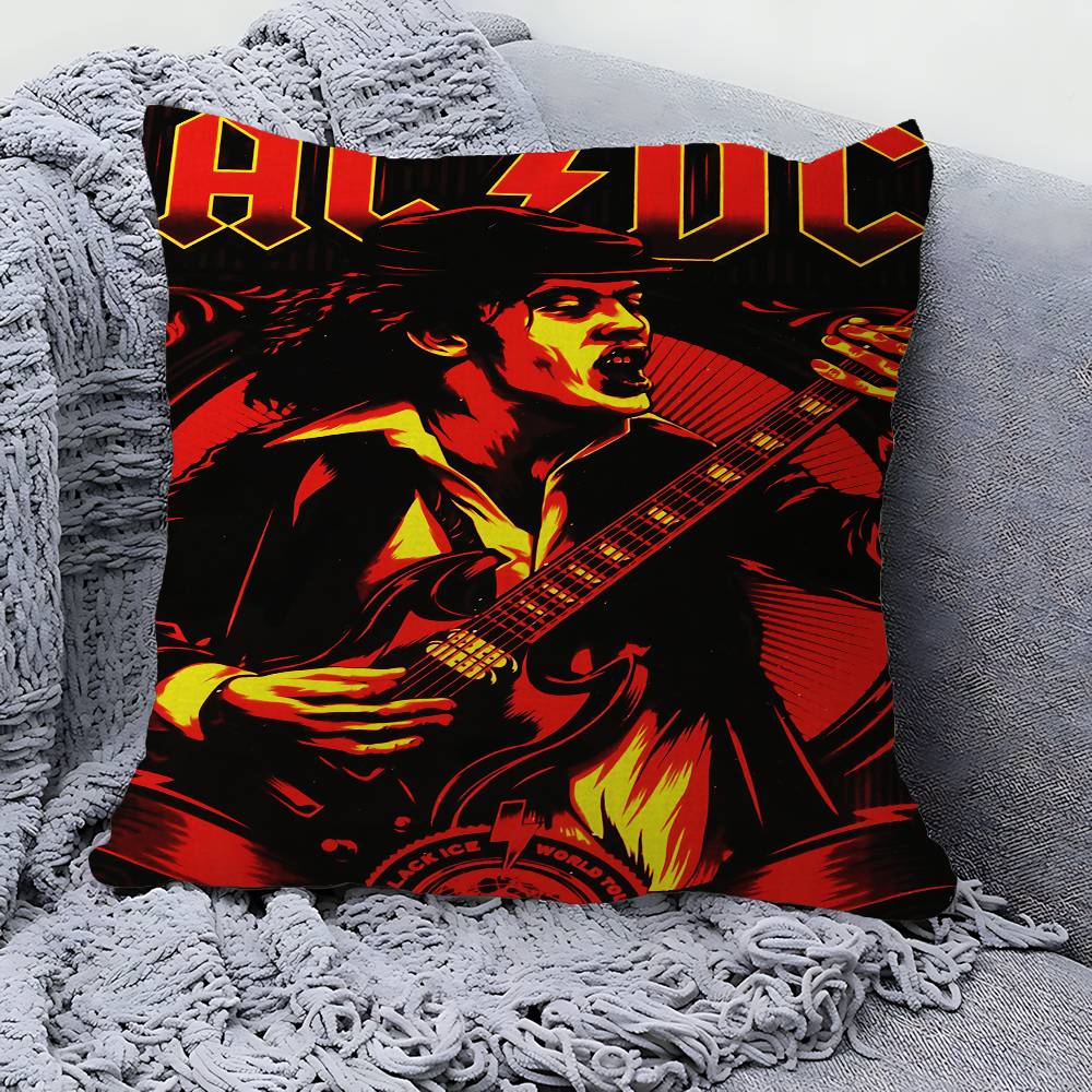 Rock A-AC D-DC Подушка-подушечка Дюймы Декор в деревенском стиле Домашние чехлы на подушки для декора дивана
