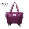 Luggage Organizer Bag Travel Duffel with Detachable Wheels Large Capacity Dry Wet Separation Waterproof Gym Oxford Cloth Outdoor Overnight Workout