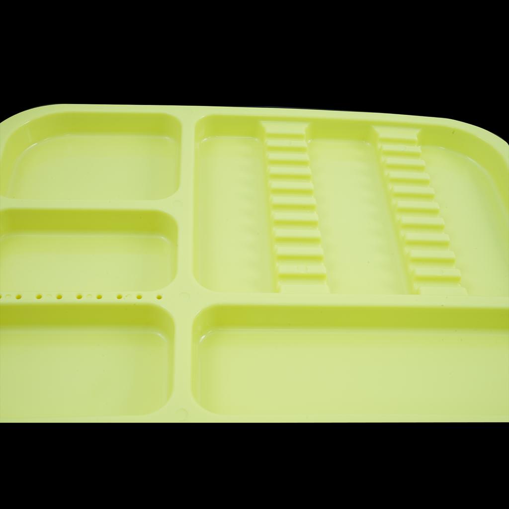 1Pcs Autoclavable Plastic Dental Instruments Trays Colorful Divided Split Trays for Dentistry Tools Storage