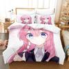3D Kawaii Девочки Shikimori'S Not Just A Cutie Печатный Комплект Постельного Белья Пододеяльник Наволочка Комплект Постельного Белья Простыня Покрывало Полный