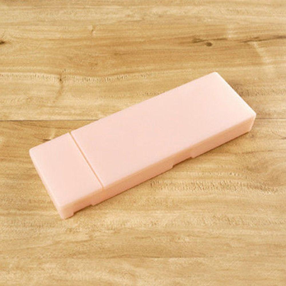 Frosted Pencil Case Non-toxic Stationery Box Simple Pencil Box  for School