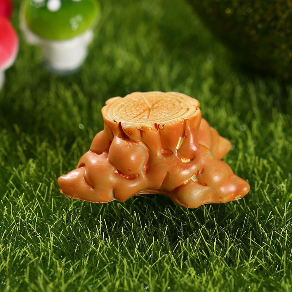 Cartoon Simulation Tree Stump Tree Stump Shape Tree Stump Ornaments Kids Toys