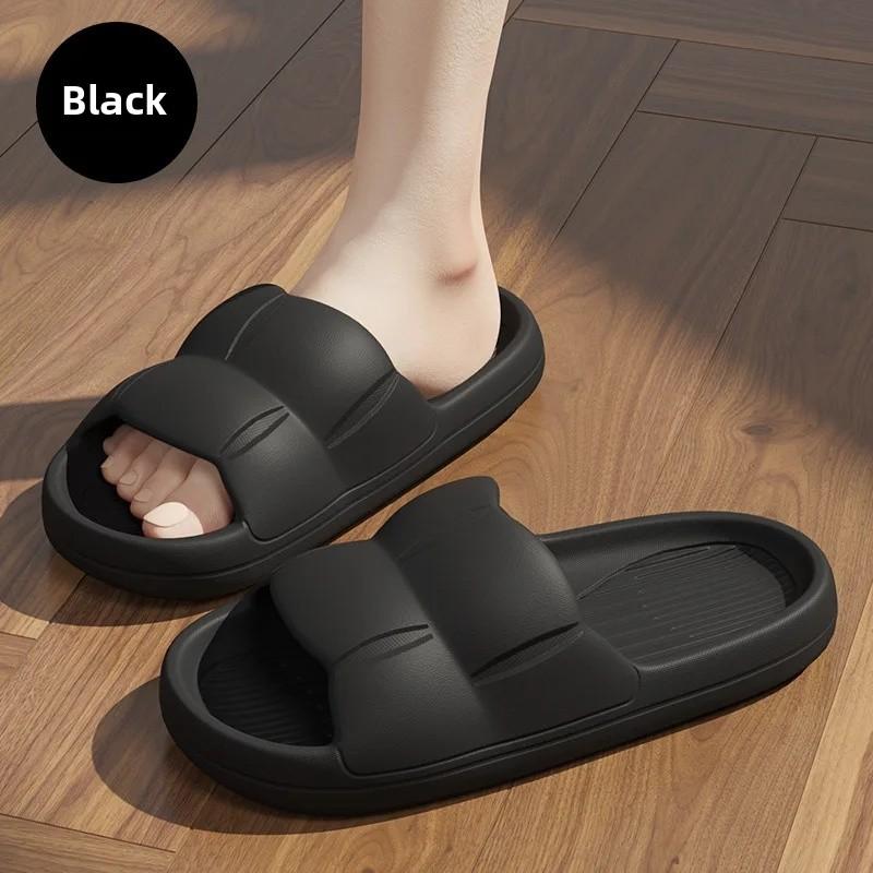 Summer Home Use Soft Bottom Indoor Slippers For Men And Women Anti-Slip Wear Resistant Bathroom Slippers Couple Slippers
