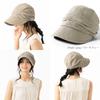 QUEENHEAD Блестящая кепка газетчика с широкими полями и защитой от солнца и УФ-лучей, размер хаки, женская защита, поля, (большой (63см), Серый)