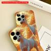 2DFlat White Horse Galloping at Sunset All inclusive film hard phone case, compatible with iPhone 18 Pro Max 17 16 15 14 13 12 11