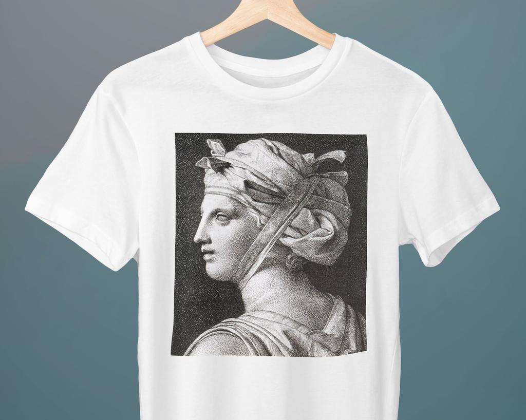 Woman in a Turban, Jacques-Louis David, Unisex T-Shirt, Art T-Shirt, Neoclassicism, Gift for Her, Gift for Him, Art Lover Gift