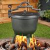 Cast Iron Enameled Cauldron Hungarian Hunting Pot Roasts Campfire 10