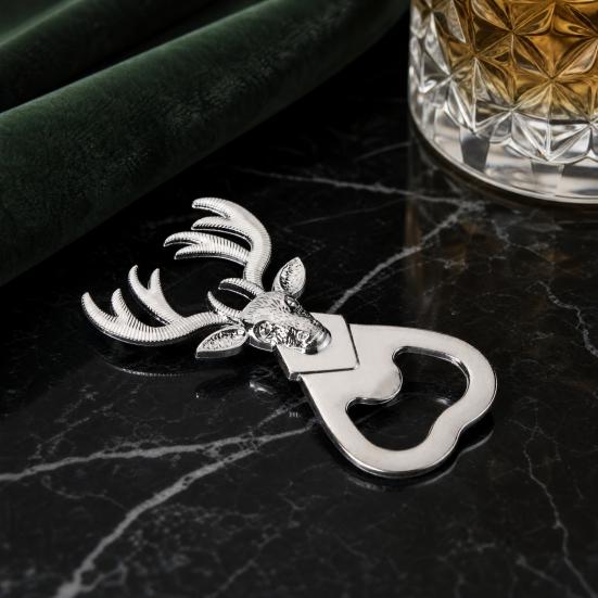 Deer Head Bottle Opener Creative Beer Opener with Puns One Deer You